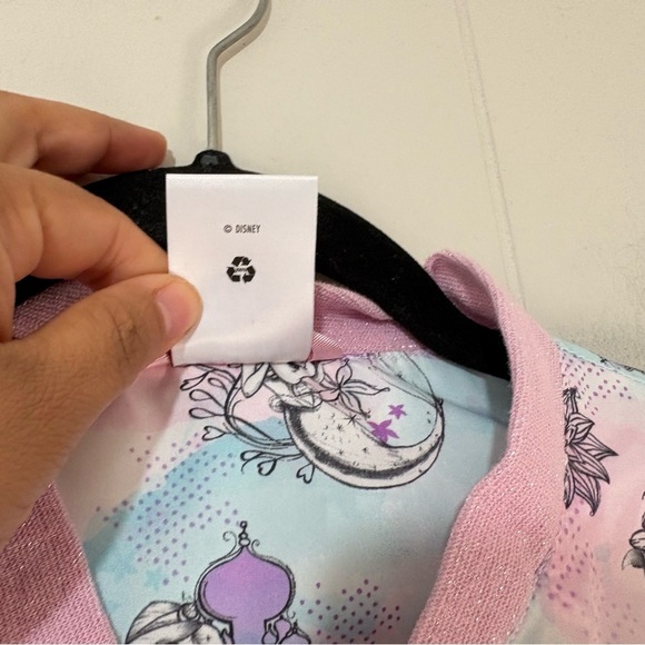 Walt Disney World Princess Water Colors Satin Light Weight Jacket Girls Size 7/8 - Picture 3 of 8